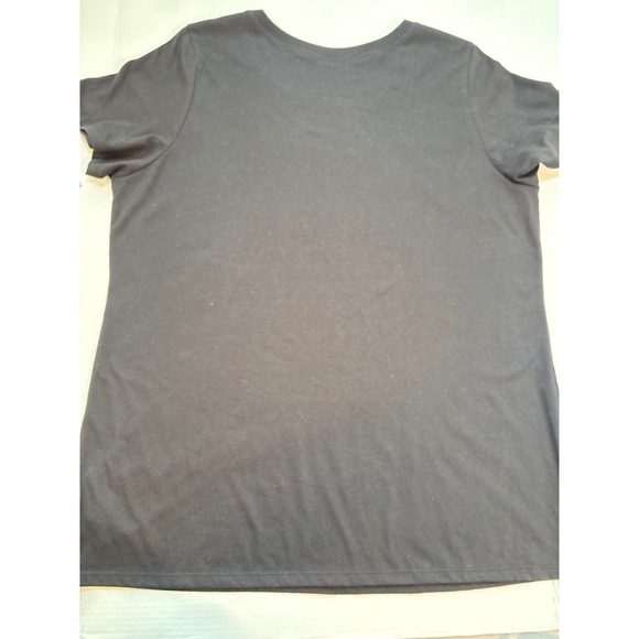 Torrid Womens NWT Black Slim Fit Crew Neck Tee Sun Floral Graphic Print Size 2X - Picture 6 of 10